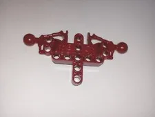 Bionicle Toa Inika torso or shoulders section Genuine Lego part 53545 Dark Red