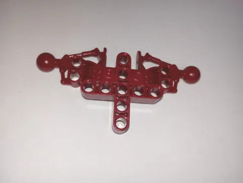 Bionicle Toa Inika torso or shoulders section Genuine Lego part 53545 Dark Red