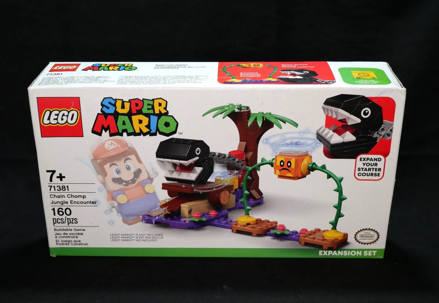LEGO 71381 Super Mario Chain Chomp Jungle Encounter Expansion Set New Sealed Box
