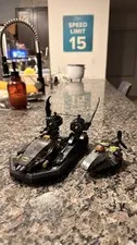 LEGO Set 7780 Batman The Batboat Hunt for Killer Croc Build Only! Comes As Shown