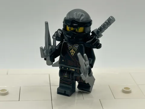 LEGO Ninjago Cole Hands of Time Black Armor minifigure 70623 891727 njo0280 NEW