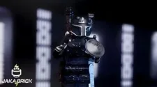 LEGO Star Wars Jaka Brick Black Paz Vizsla The Mandalorian The Heavy Gunner NEW