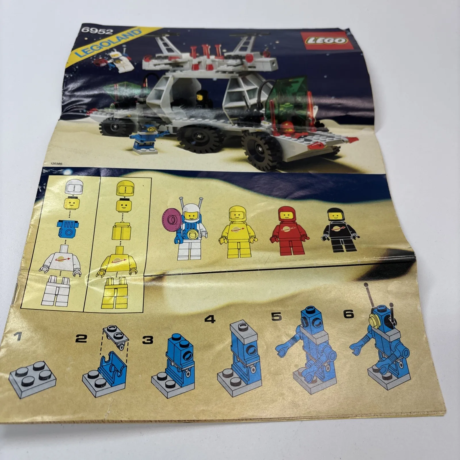 Lego Legoland Solar Power Transporter 6952 Instructions Manual ONLY NO PIECES 85