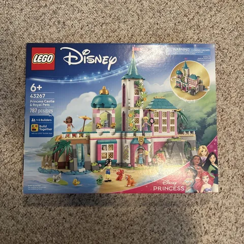 LEGO 43267 Disney Princess Castle & Royal Pets - Brand New