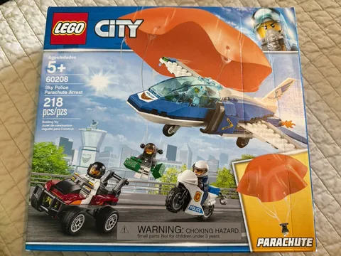 LEGO® City - Sky Police Parachute Arrest 60208 Toy, Brick RETIRED