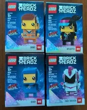 Lego Brickheadz Exclusives Movie 2 All 4 - Emmet Benny Wyldstyle Mayhem 