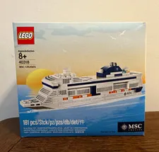 LEGO MSC Cruises 40318 Limited Edition Cruise Ship Set 181 pcs Box Complete
