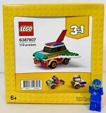 LEGO 6387807 5006890 Flying Car Rebuild the World 3 In 1 New Sealed GWP NISB