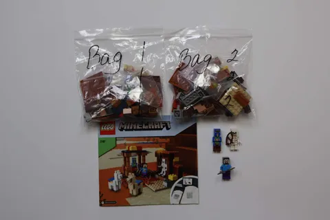 LEGO® Minecraft® 21167 The Trading Post 🗯️100% Complete W/Instructions
