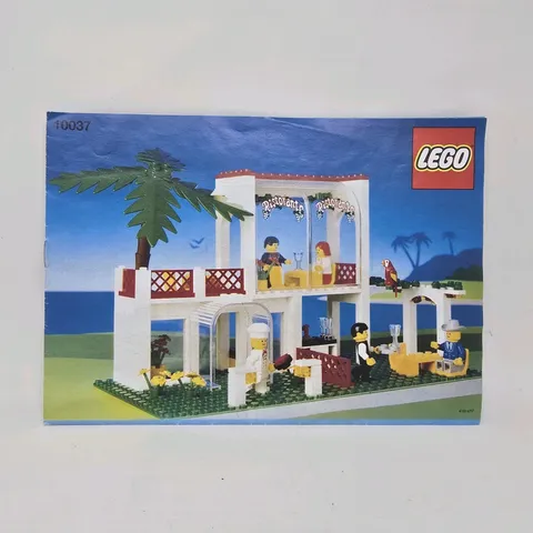Lego Town 6376 Vintage Legend Breezeway Cafe Instructions Manual Only