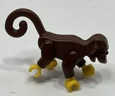 Lego Monkey Animal -Brown- 2550c01- 6286 6279 6260 6289