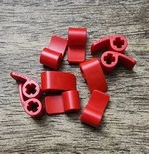 LEGO Red Technic, Panel Curved 2 x 1 x 1. QTY 10. Part No. 89679.