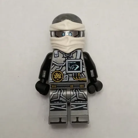 LEGO NINJAGO Masked Ninja Plastic Minifigure NJO0000 Gray/Black