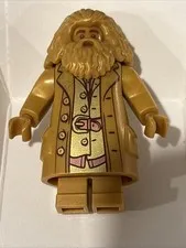 Lego Rubeus Hagrid 20th Anniversary Pearl Gold Minifigure #hp324 Set #76391