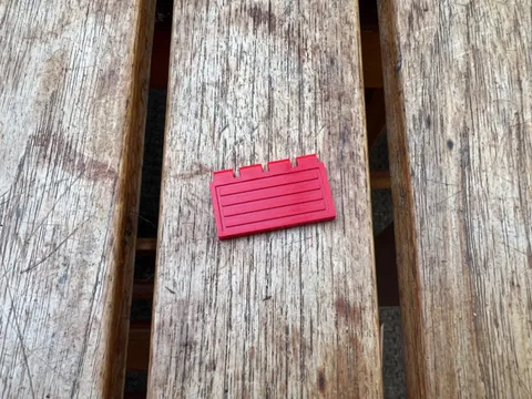 LEGO TRAIN red hinge gate 2873 / set 4543 4564 2126 4549 4552 6668