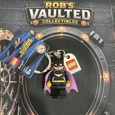 2014 Lego Minifigure Keychain Batgirl 851005 DC Comics Super Heroes Key Ring