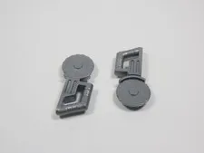 LEGO Lot of 2 Flat Silver Circular Saw Tool Accessory Minifig I12
