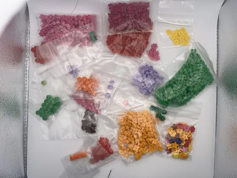Lego Flower Lot Red Yellow Green Pink And More Over 100 Lego Flowers