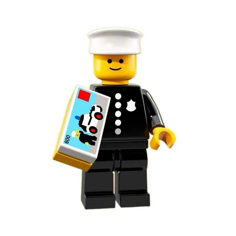 Lego Series 18 Policeman Collectible Minifigure Classic Police Officer