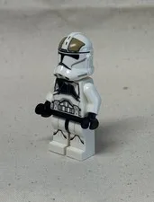Lego Star WarsClone Trooper Gunner (Phase 2) (sw0837) - Scowl - Great Cond