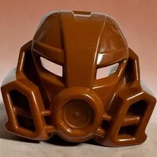 LEGO Bionicle Pohatu Mask of Stone Dark Orange 19082 70785 Kanohi
