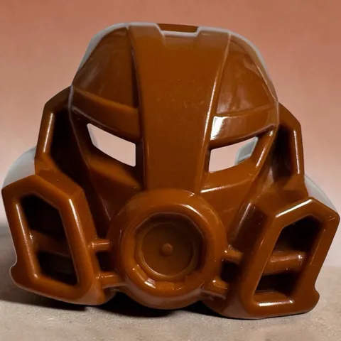 LEGO Bionicle Pohatu Mask of Stone Dark Orange 19082 70785 Kanohi