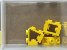LEGO Parts - Yellow Bracket 1 x 1 - 1 x 2 Inverted - No 73825 - QTY 5
