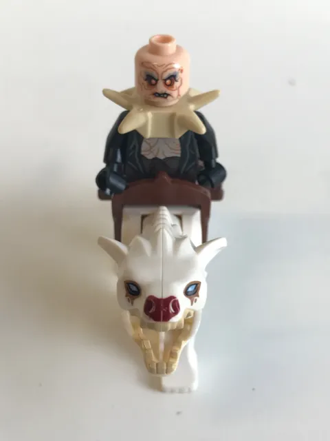 Lego The Hobbit, Lord Of The Rings Yazneg and White Warg MiniFigures