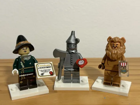 Minifigures The LEGO Movie Series 2 Wizard of Oz Lot Of 3 Scarecrow Lion Tin Man