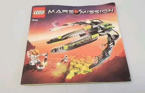 Lego 7646 Mars Mission ETX Alien Infiltrator Instruction Manual Only Booklet