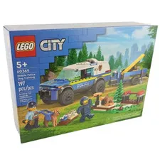 LEGO CITY Mobile Police Dog Training 197 Piece Brick Building Set 60369