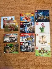 Lot of 13 LEGO Instructions Manuals Various Sets Batman TMNT Harry Potter Mario