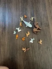 LEGO Dog Animal & Creatures Figure Lot Brown Black White Plastic 15 pack 