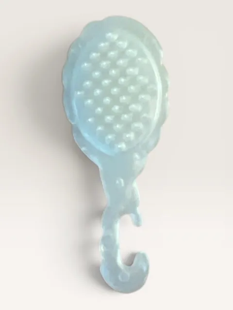 SuperStar Barbie Vintage WHITE Brush LOL OMG Clone Bratz Fashion Hairbrush Jelly