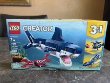 Lego 31088 Creator Deep Sea Creatures 3 In 1 Building Toy 230 Pieces Sealed Box