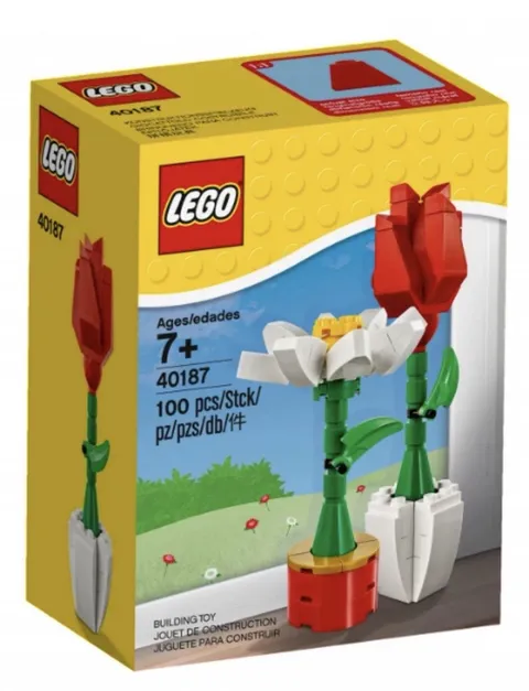 Lego 40187 Flower Display Set Brand New Sealed