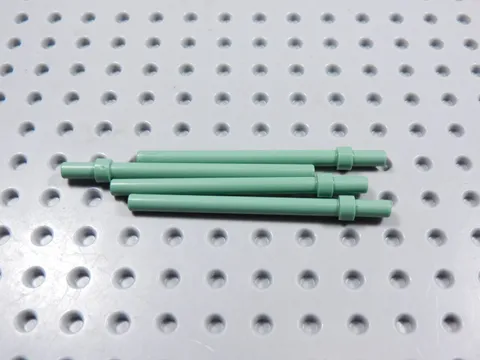 LEGO Lot of 4 Sand Green 6L Staffs Weapon Minifig BJ