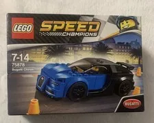 LEGO SPEED CHAMPIONS: Bugatti Chiron (75878) See Pics /Box Has A Little Damage