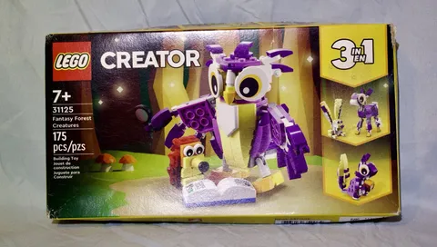 LEGO CREATOR: Fantasy Forest Creatures (31125) – All Bricks, Box & Instructions