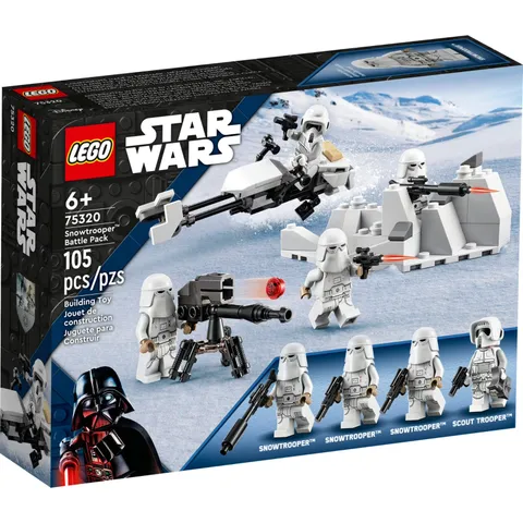LEGO Star Wars Snowtrooper Battle Pack 75320, 105-Piece Building Set