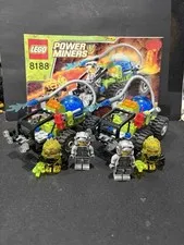 Lego Power Miners: Fire Blaster 8188 lot of 2 Complete With Manual Retired Set