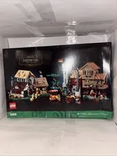 LEGO Icons: Medieval Town Square (10332) Sealed Complete Damaged Box