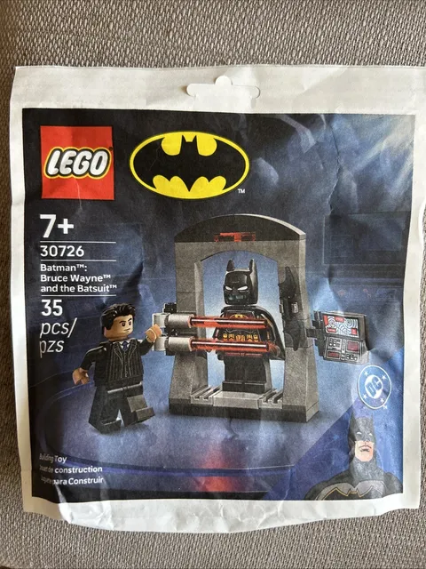 LEGO DC Batman Bruce Wayne and the Batsuit (30726) 2 Minifigures Batcave 2026