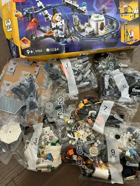 LEGO Creator 3-in-1 31142 Space Roller Coaster New in open damaged box