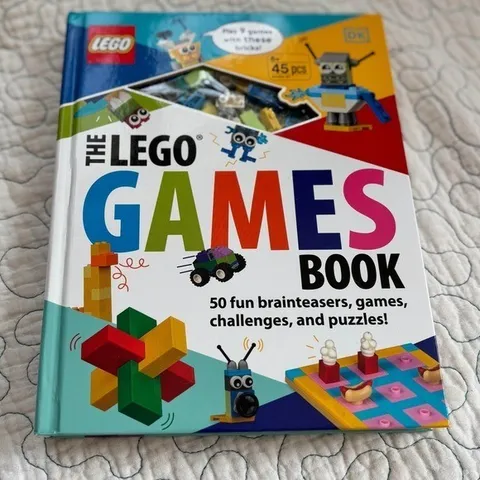 The LEGO Games Book DK Hardcover with 45 Bricks 50 Brainteasers Challenges