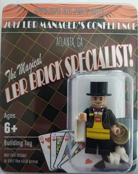 LEGO® Minifigure lbrmc2017-1 Brand Retail Manager’s Conference 2017 Magician – A