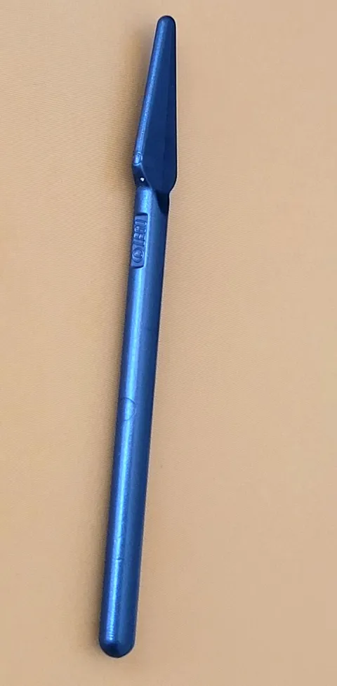 LEGO 4497 Minifigure Weapon Pike/Spear - Handle w/ Round End 𓌜 1pc 𓌜 GRAY
