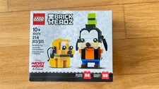 LEGO BrickHeadz 40378 Goofy & Pluto Disney Retired New Sealed Dual Pack Set