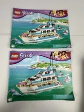 LEGO® Friends 41015 Dolphin Cruiser Instruction Manuals Only Books 1 & 2 Retired