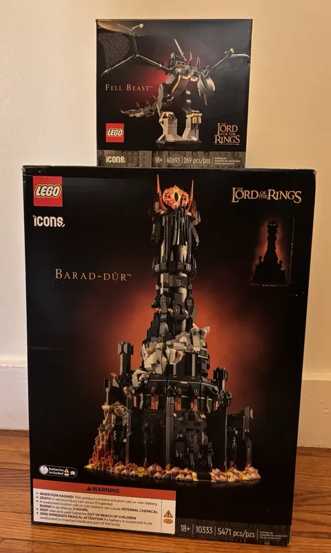 LEGO Lord of The Rings Barad-dur & Fell Beast Bundle Brand New Never Opened